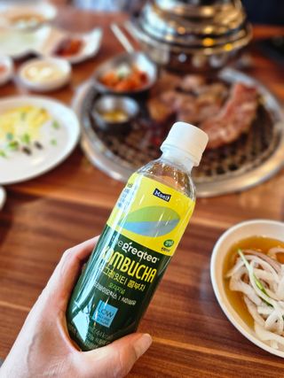 더그레잇티 콤부차 [매일유업] 더그레잇티 44kcal 콤부차 300ml *12개입 (오리지널 6개+베리리치 6개) — 5점을 준 리뷰어가 2023년 8월 올린 사용 사진