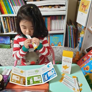 [이뮤니티플러스]우리아이 면역오키, 건강오키 _ 키즈오키 어린이홍삼 10포 1box — 4점을 준 리뷰어가 2022년 3월 올린 사용 사진