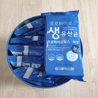 서울약사신협_프로바이오생유산균_2.5G x 100포 — 5점을 준 리뷰어가 2021년 6월 올린 사용 사진