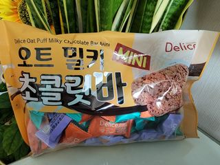 델리스 오트 밀키 초콜릿 바 — 5점을 준 리뷰어가 2022년 4월 올린 사용 사진