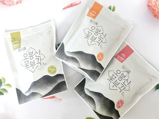 오봉산꽃부각 [만나식품] 오봉산 꽃부각 3가지 맛(오리지널, 새우맛, 매운고추맛) — 5점을 준 리뷰어가 2022년 12월 올린 사용 사진