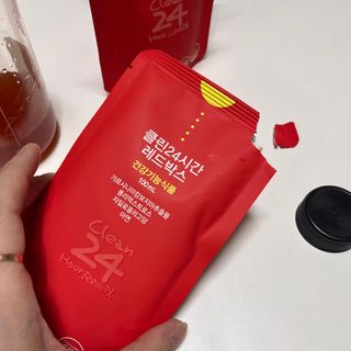 클린24시간 레드박스 1BOX(5포) + 전용보틀(500ml) — 4.5점을 준 리뷰어가 2024년 2월 올린 사용 사진