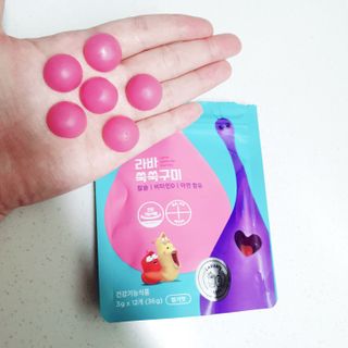 푸름웰니스 라바 쑥쑥구미 36g — 5점을 준 리뷰어가 2022년 3월 올린 사용 사진