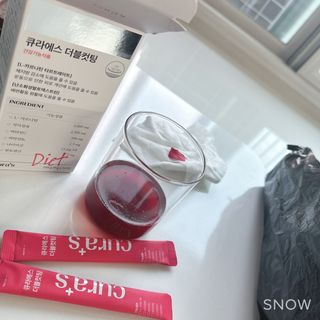 [큐라에스] 최신 다이어트 원료! 6중 기능성 더블컷팅 126g(2주일 분) — 4점을 준 리뷰어가 2023년 12월 올린 사용 사진