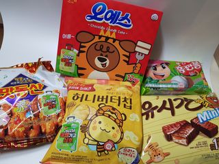 해태제과 2022 호랑이 스낵 5종 세트 — 5점을 준 리뷰어가 2022년 1월 올린 사용 사진
