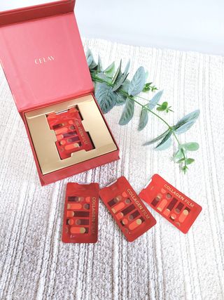프리마인 귀족의 콜라겐, 92배 흡수율. 럭셔리 프리미엄 셀라브 콜라겐필름 30매 — 5점을 준 리뷰어가 2021년 10월 올린 사용 사진