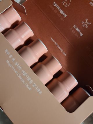랩앤뷰티 메가 벨벳 콜라겐 12000 — 5점을 준 리뷰어가 2021년 5월 올린 사용 사진