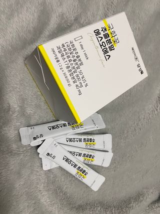 체인미 국화꽃 추출분말 에스오에스 곡류효소 과일채소 17종 혼합 분말 스틱 — 4점을 준 리뷰어가 2021년 11월 올린 사용 사진