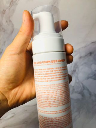 MF프리 [닥터문] 유산균 락토케어 질경초 여성청결제 200ml (폼타입) — 5점을 준 리뷰어가 2022년 7월 올린 사용 사진