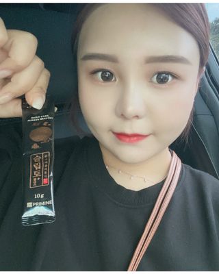 프리마인 자체 기업부설 연구소에서 찾아낸 건강한 수면의 비밀.  슬립토 플러스 30포 — 5점을 준 리뷰어가 2021년 9월 올린 사용 사진