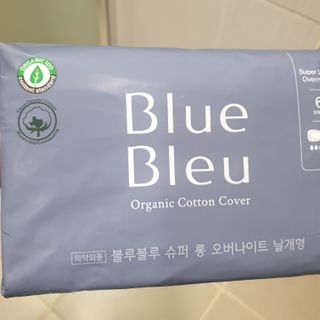 블루블루 유기농 순면 커버 생리대 — 5점을 준 리뷰어가 2021년 2월 올린 사용 사진