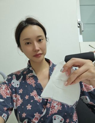 *구매평/르피크 글래스스킨 14데이즈 미라클 콜라겐 마스크팩 — 5점을 준 리뷰어가 2025년 9월 올린 사용 사진