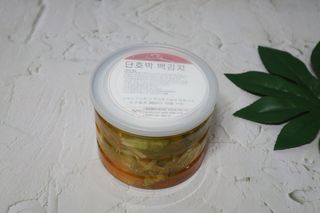 셰프애찬 단호박 백김치 1kg — 5점을 준 리뷰어가 2022년 10월 올린 사용 사진