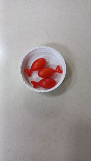 앙팡 츄어블 식물성 오메가3 1000mg x 80캡슐 — 5점을 준 리뷰어가 2022년 10월 올린 사용 사진