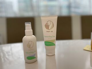mom e 맘이 내추럴 베이비 케어 크림+바디오일 — 5점을 준 리뷰어가 2021년 1월 올린 사용 사진