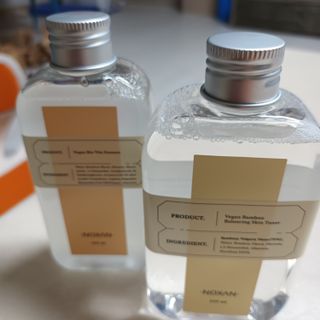 [녹산] 비건 대나무 밸런싱 수분 토너 + 비건 바이오 비타 에센스 — 5점을 준 리뷰어가 2022년 11월 올린 사용 사진