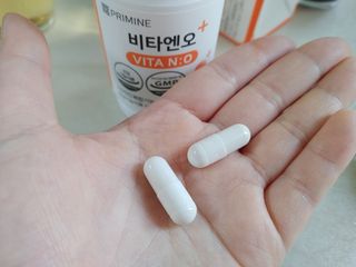 프리마인 성큼다가온 봄, 이너뷰티를 챙겨야 피부도 화사하게, 컨디션도 활기차게. 흡수율을 높인 고효율 비타민. — 5점을 준 리뷰어가 2022년 11월 올린 사용 사진