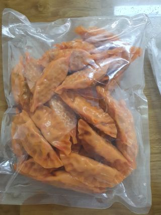 한만두 진한 해물맛 짬뽕만두 1kg — 3점을 준 리뷰어가 2021년 4월 올린 사용 사진