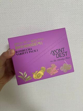 [몽베스트] 위드더 블랜딩 하우스 콤부차 _ 버라이어티팩 — 5점을 준 리뷰어가 2024년 4월 올린 사용 사진