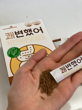 메이준뉴트리 쾌변했어 차전자피 식이섬유[30포/1박스] — 5점을 준 리뷰어가 2021년 6월 올린 사용 사진