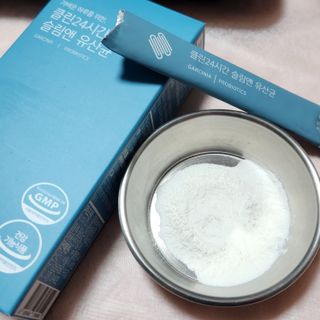 클린24시간 슬림앤유산균 1박스 (3.5g X 15포) — 5점을 준 리뷰어가 2022년 12월 올린 사용 사진