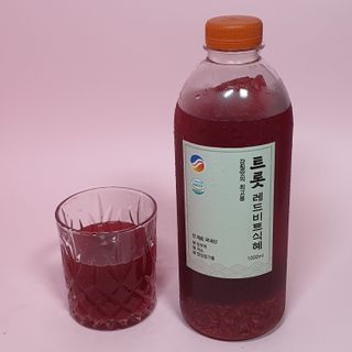 트롯전통식혜 트롯레드비트식혜 1리터 +500리터 — 4점을 준 리뷰어가 2021년 5월 올린 사용 사진