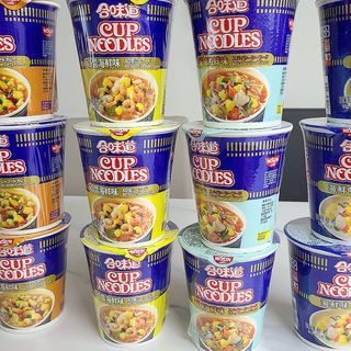 NISSIN 닛신 컵누들  4종 - 씨푸드오리지날, 씨푸드 스파이시, 씨푸드 커리, 씨푸드 XO소스 — 5점을 준 리뷰어가 2022년 4월 올린 사용 사진
