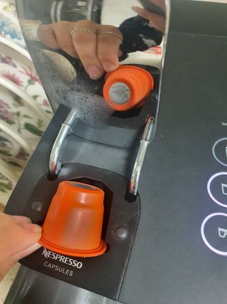 [카페뎀셀브즈] 캡슐커피 한달체험무료 호환캡슐 30개 0원 — 5점을 준 리뷰어가 2021년 12월 올린 사용 사진