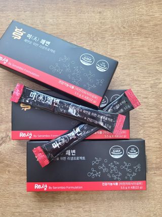 새롬바이오 리생 [미쾌변] 차전자피 식이섬유 건강기능식품 3팩 — 5점을 준 리뷰어가 2021년 6월 올린 사용 사진