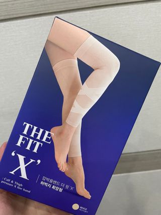 땡스마이레그 더핏X 압박밴드 허벅지확장형 — 4점을 준 리뷰어가 2022년 8월 올린 사용 사진
