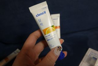 주식회사 클린디 [클린디] 파우치에 쏙 넣어 밖에서도 치아건강🦷 챙기기 [맞춤 칫솔 + 치약  + 파우치 구성] — 3.5점을 준 리뷰어가 2021년 12월 올린 사용 사진
