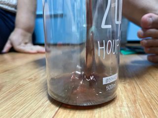클린24시간 1BOX(5포) + 전용보틀(500ml) — 5점을 준 리뷰어가 2022년 8월 올린 사용 사진