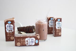 [구매평]덴마크 소화가 잘되는 우유로 만든 초코, 190ml, 24개 — 5점을 준 리뷰어가 2025년 2월 올린 사용 사진