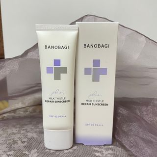 바노바기 코스메틱 바노바기 밀크씨슬 리페어 시카 선스크린 플러스 50ml — 5점을 준 리뷰어가 2023년 1월 올린 사용 사진