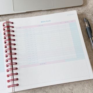 리훈 리뉴얼 오늘쓰임 가계부 용돈기입장 금전납출부 캐쉬북 만년 — 5점을 준 리뷰어가 2023년 3월 올린 사용 사진