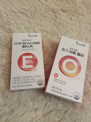 인디닥터 면역 생생 핑크 이뮨 젤리 + 타이탄 BCAA 프로틴 젤리스틱 — 5점을 준 리뷰어가 2022년 5월 올린 사용 사진