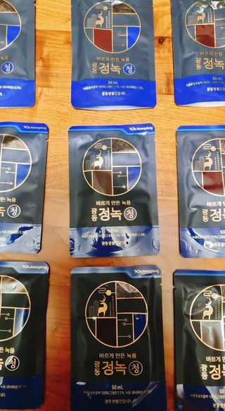 [광동생활건강] 광동정녹청 30포 — 5점을 준 리뷰어가 2021년 11월 올린 사용 사진