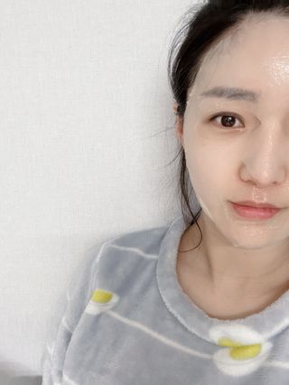 리더스코스메틱 리더스 인솔루션 바세린 모이스처 마스크 — 5점을 준 리뷰어가 2022년 2월 올린 사용 사진