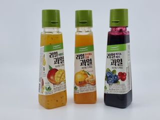 [풀무원] 리얼 과일  저지방 드레싱 240g 3종 — 5점을 준 리뷰어가 2021년 2월 올린 사용 사진