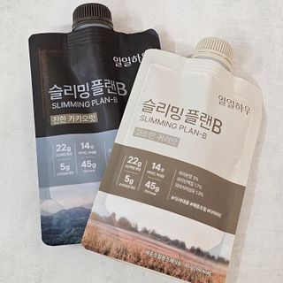 일일하우 슬리밍 플랜B 고소한 귀리맛, 진한 카카오맛 (체중조절식) — 5점을 준 리뷰어가 2023년 6월 올린 사용 사진