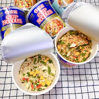 NISSIN 닛신 컵누들  4종 - 씨푸드오리지날, 씨푸드 스파이시, 씨푸드 커리, 씨푸드 XO소스 — 5점을 준 리뷰어가 2021년 11월 올린 사용 사진