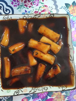 유비쿡 컵떡볶이 매운컵떡볶이2개/ 짜장컵떡볶이 2개  총 4개세트 — 5점을 준 리뷰어가 2021년 2월 올린 사용 사진