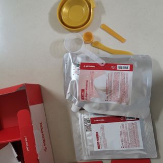 메디필 레드 락토 콜라겐 모델링 팩 — 5점을 준 리뷰어가 2021년 3월 올린 사용 사진