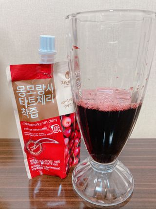 자연에온 몽모랑시 타트체리 착즙 100mL 10개입 2BOX — 5점을 준 리뷰어가 2021년 1월 올린 사용 사진