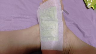 [레제르] 아로마 수액패치 발패치 30매입 -라벤더향/유칼립투스향/대나무향 — 5점을 준 리뷰어가 2022년 11월 올린 사용 사진