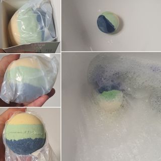 소담스퀘어 상암 Evreryday Bath Bomb Day7(에브리데이 배쓰밤 데이7) / 7종 중 2종 랜덤발송 — 4점을 준 리뷰어가 2022년 11월 올린 사용 사진