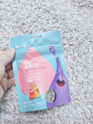 푸름웰니스 라바 쑥쑥구미 36g — 5점을 준 리뷰어가 2022년 3월 올린 사용 사진