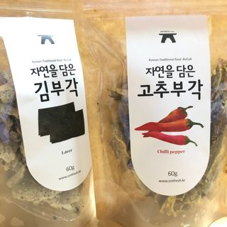 자연을담은모듬부각 — 5점을 준 리뷰어가 2022년 1월 올린 사용 사진