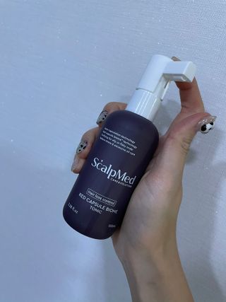 스칼프메드 레드캡슐바이옴 두피케어 프로바이오틱스 유산균 두피관리 세트 — 4점을 준 리뷰어가 2021년 4월 올린 사용 사진