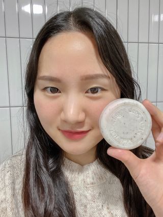 리더스코스메틱 리더스 밀크 밸런싱  마스크  솝 — 5점을 준 리뷰어가 2021년 11월 올린 사용 사진